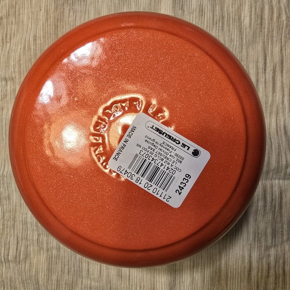 Le Creuset Flamme Doree Rice Pot 3 Qt 20 Cm - Picture 4 of 9